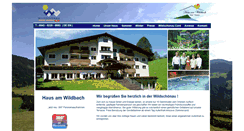 Desktop Screenshot of pension-wildbach.com